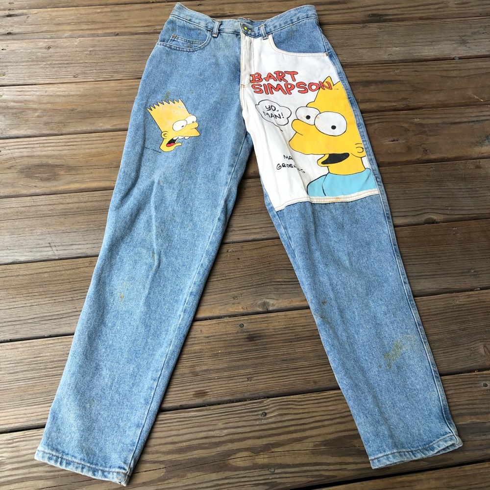 Vintage 1990s Bart Simpson jeans